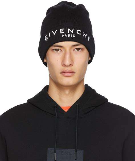 givenchy black & white logo beanie|black givenchy boots.